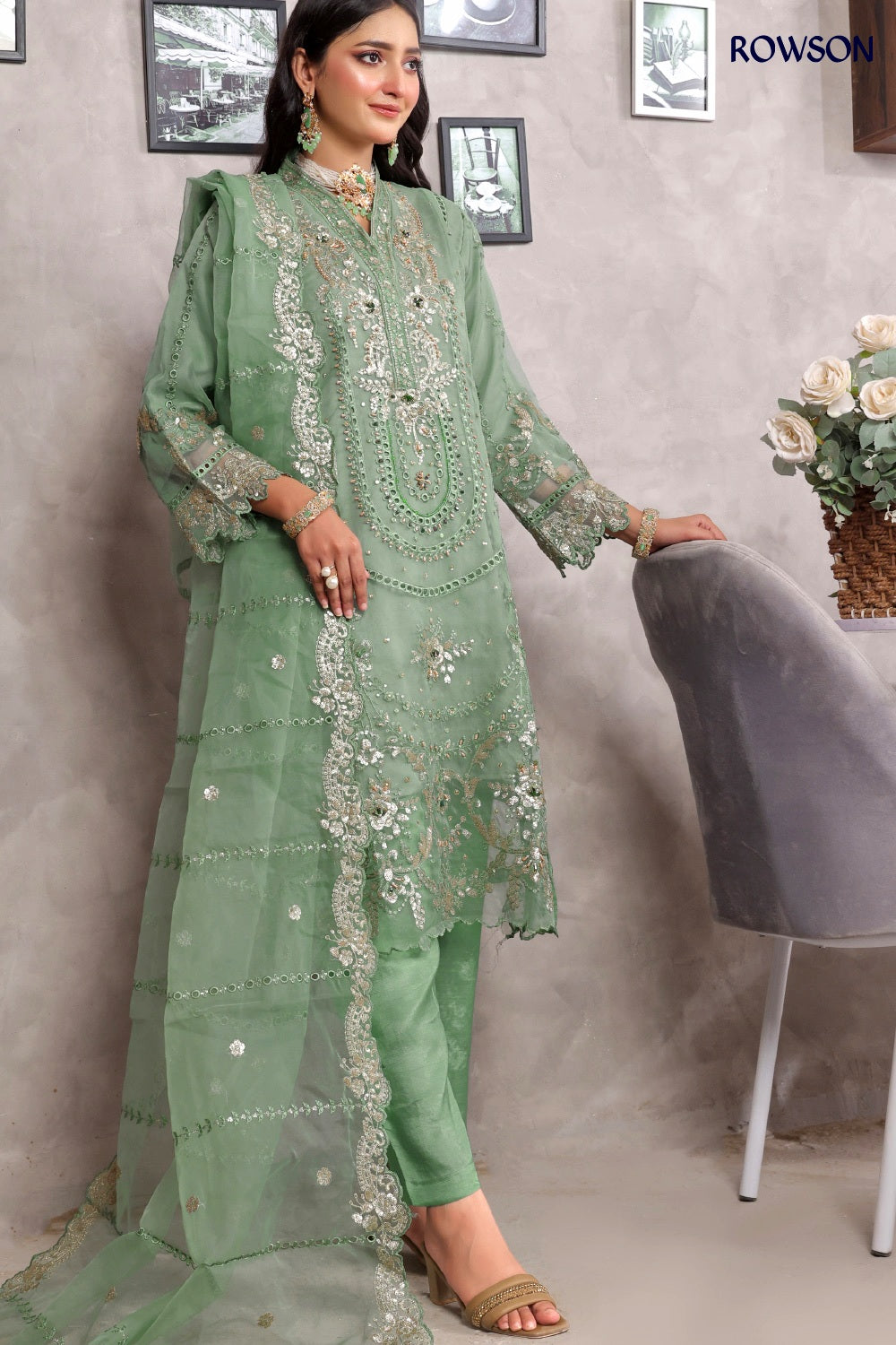 RANA ARTS-JAHAN ARA Vol-2 Fancy Heavy Pakistani 3 piece