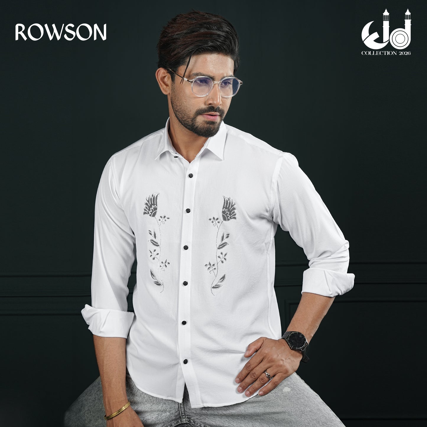 Majestic White Party Full Shirt