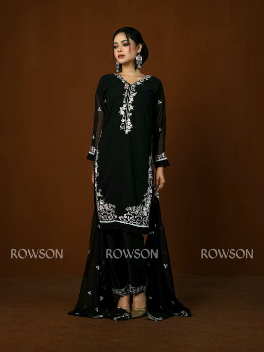 Relaxed Fit Signature Embroidery Three-Piece