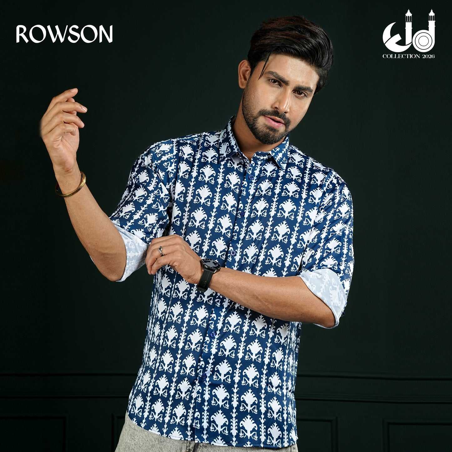 Royal Indigo Crest Shirt