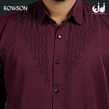Sultan Party Shirt Maroon
