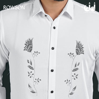 Majestic White Party Full Shirt