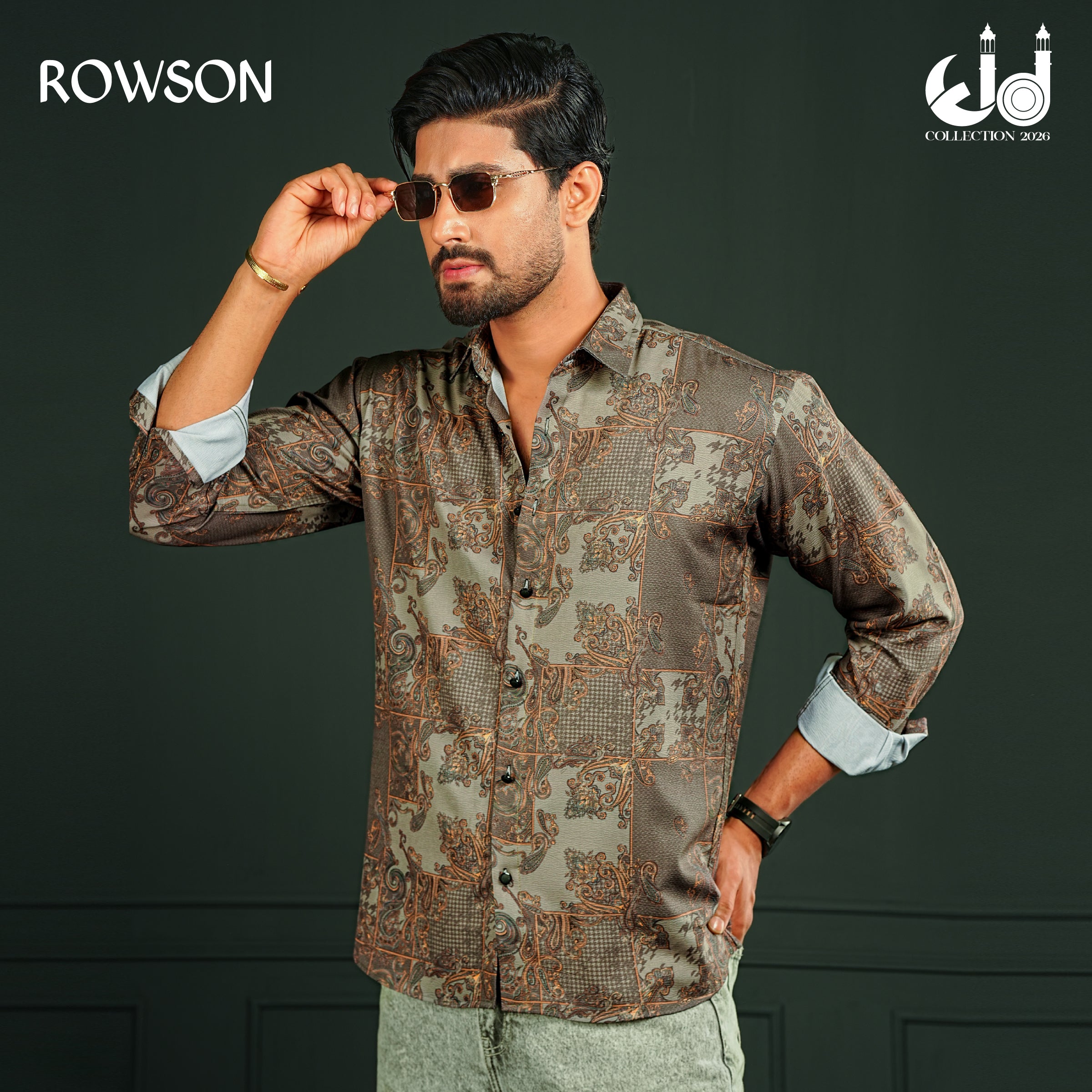 Noor-e-Sultan Shirt - Brown – Rowson