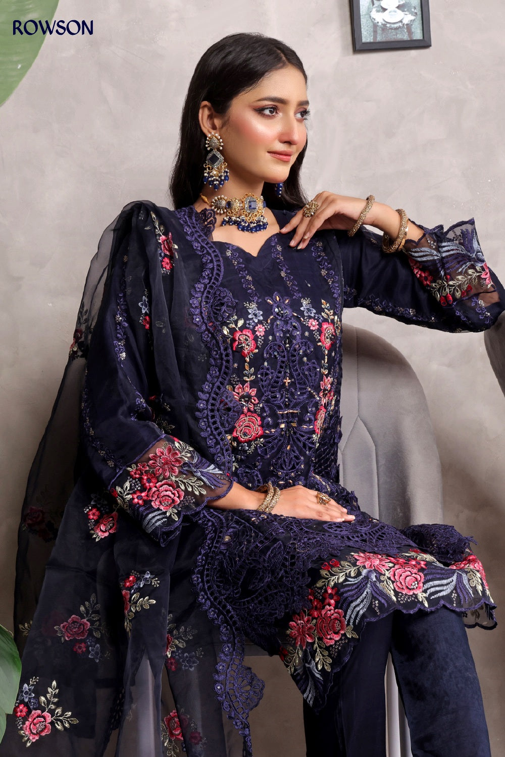 RANA ARTS-JAHAN ARA Vol-2 Fancy Heavy Pakistani 3 piece