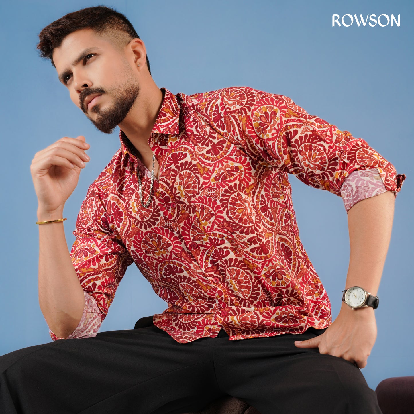 Royal Vermilion Full Shirt