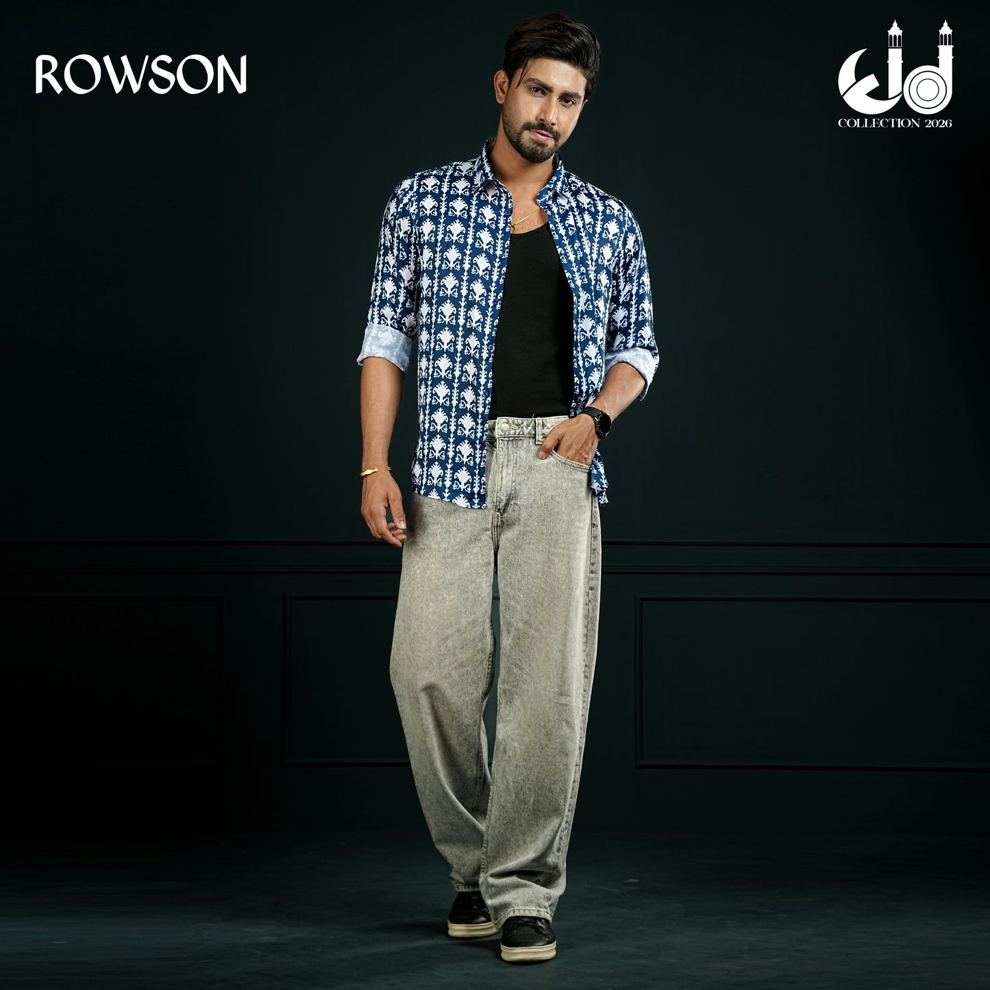 Royal Indigo Crest Shirt