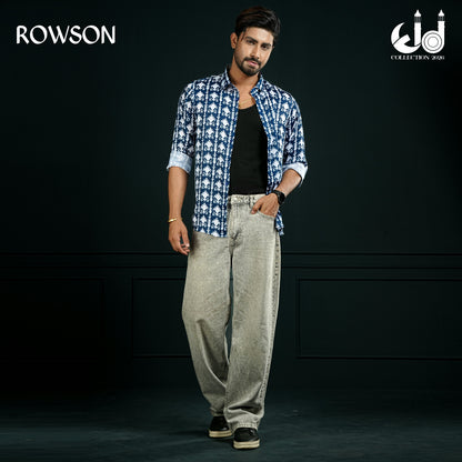 Royal Indigo Crest Shirt