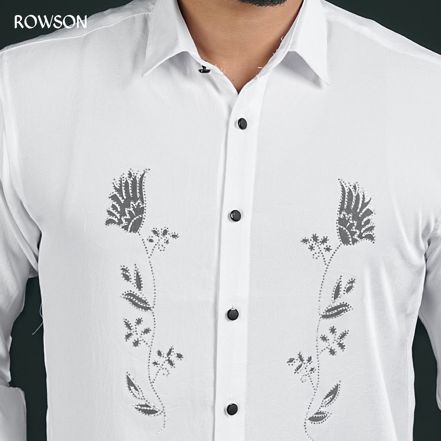 Majestic White Party Full Shirt