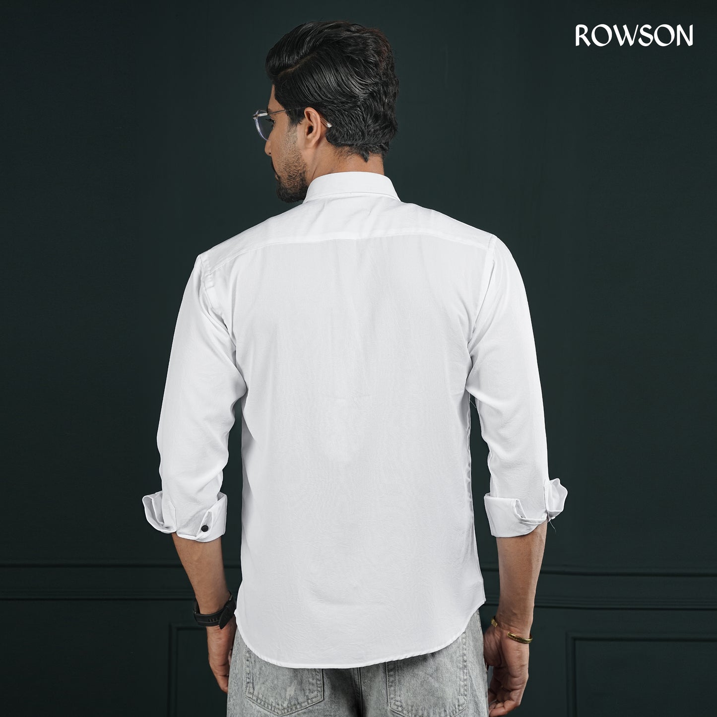 Majestic White Party Full Shirt
