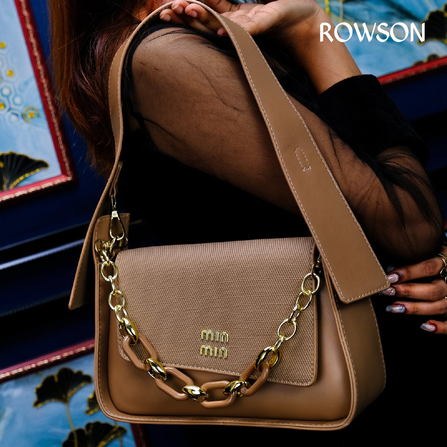 Caramel Charm Shoulder Bag 6