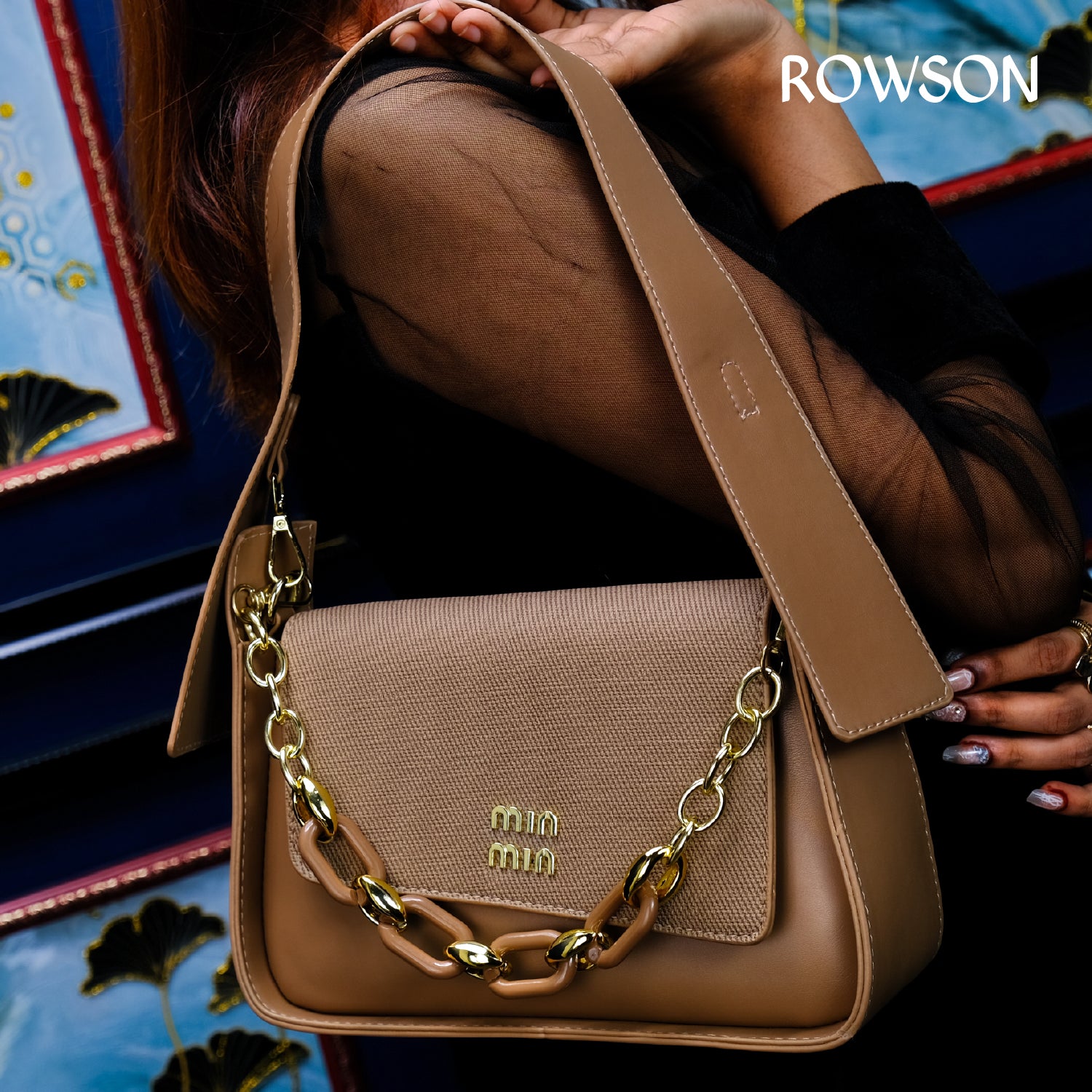 Caramel Charm Shoulder Bag 6