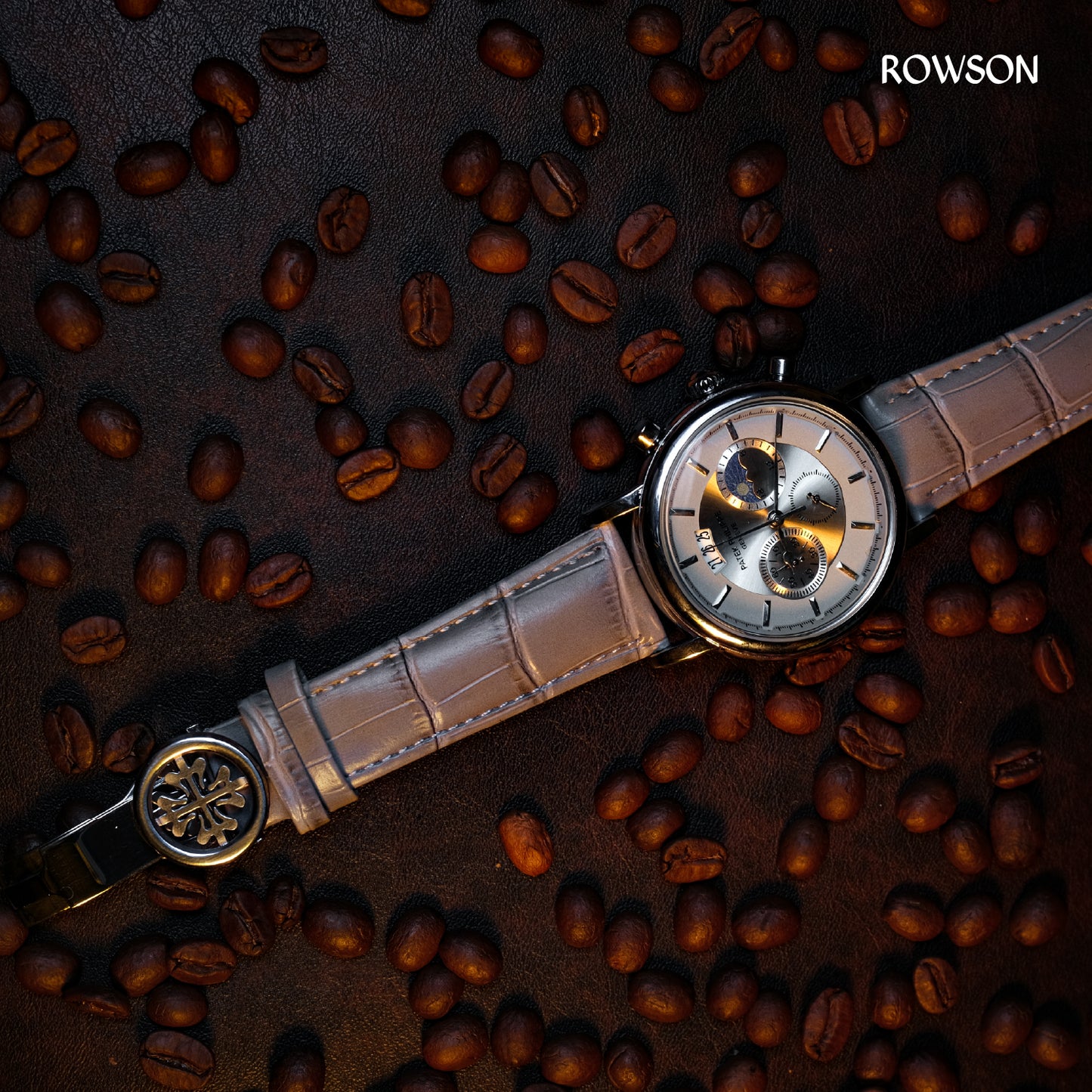 Classic Chronograph Leather Watch