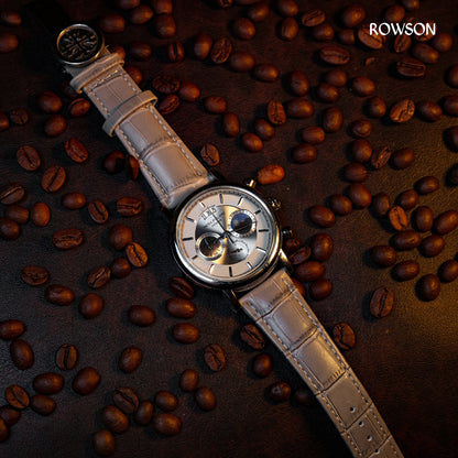Classic Chronograph Leather Watch