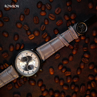 Classic Chronograph Leather Watch