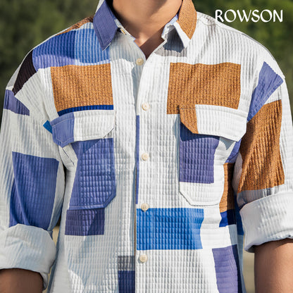 ColorBlock Patch Shirt