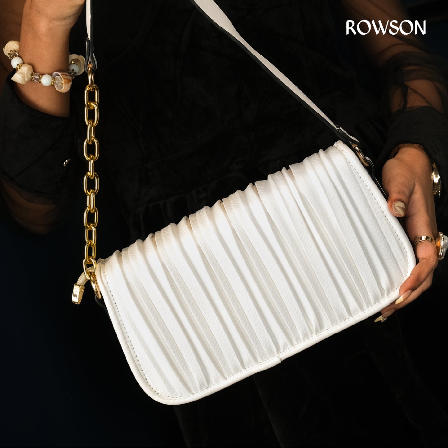 Elegant Leather Handbag - 7