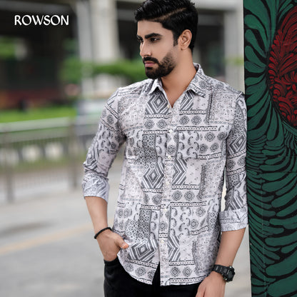 Geometric Printed Casual Shirt