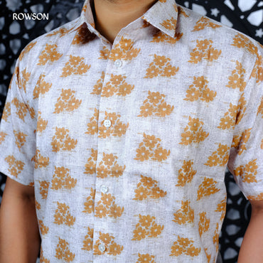 Golden Bloom Floral Shirt