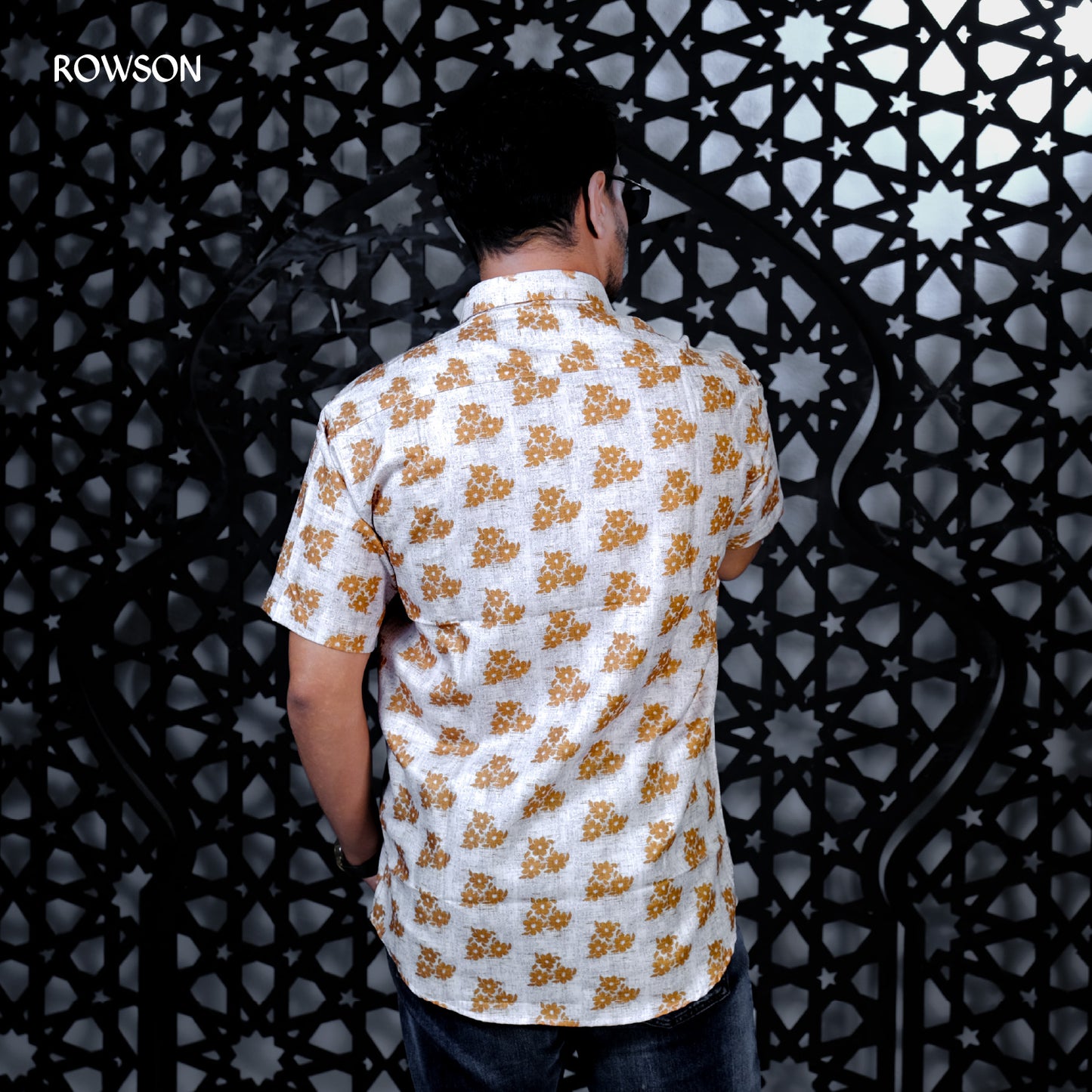 Golden Bloom Floral Shirt