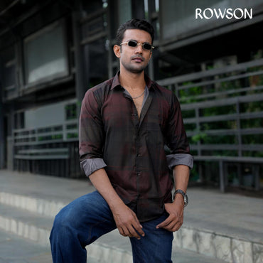 Aura Classic Deep Maroon Shirt