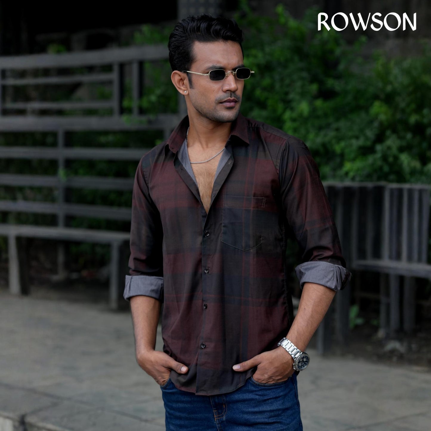 Aura Classic Deep Maroon Shirt