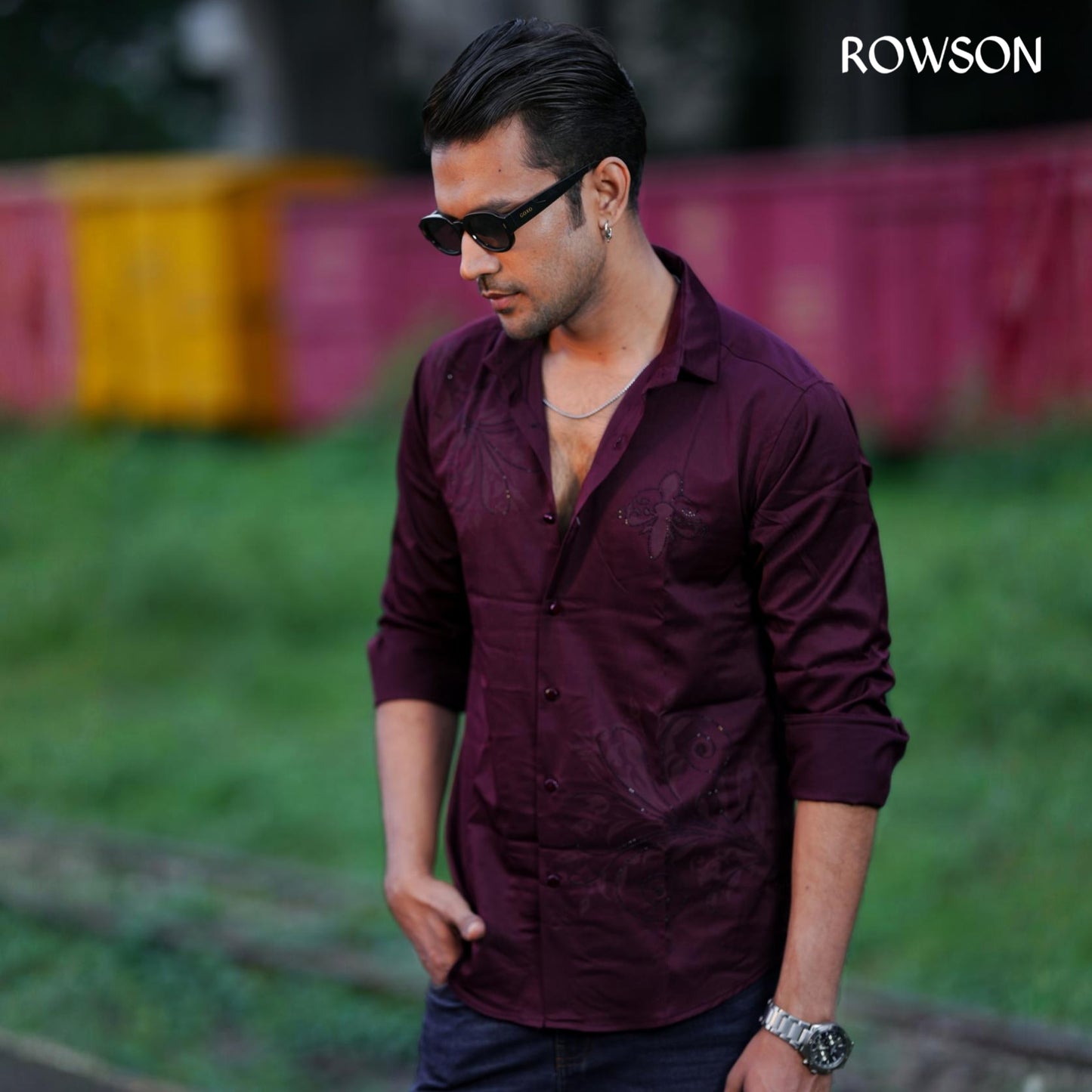 Indian Casual Stitched Party Full Shirt - Nevy Blue