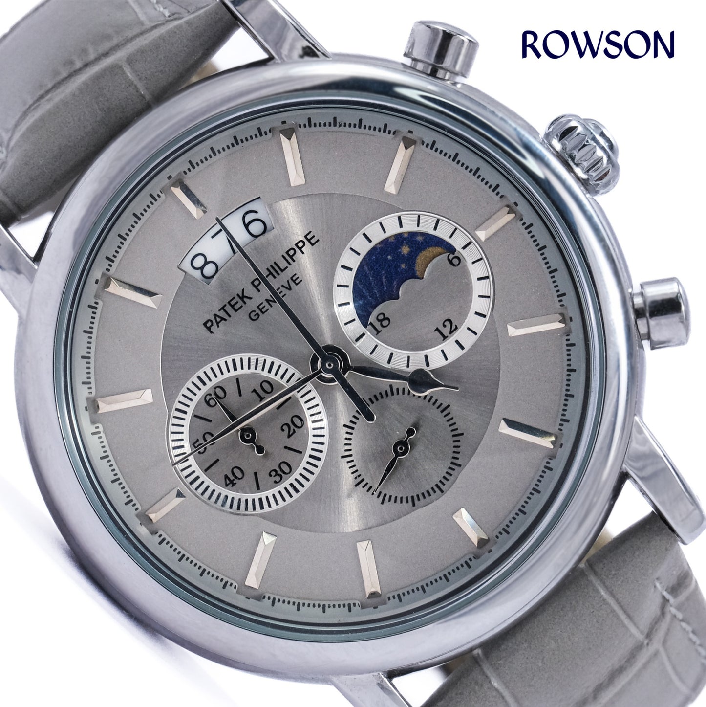 Classic Chronograph Leather Watch