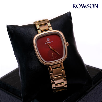 Poedagar Luxury Rose Gold Ladies Watch