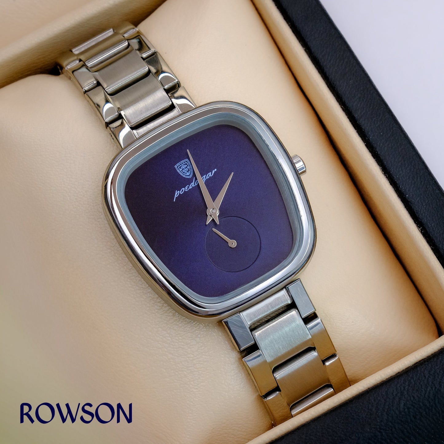 Poedagar Luxury Stainless Steel Ladies Watch