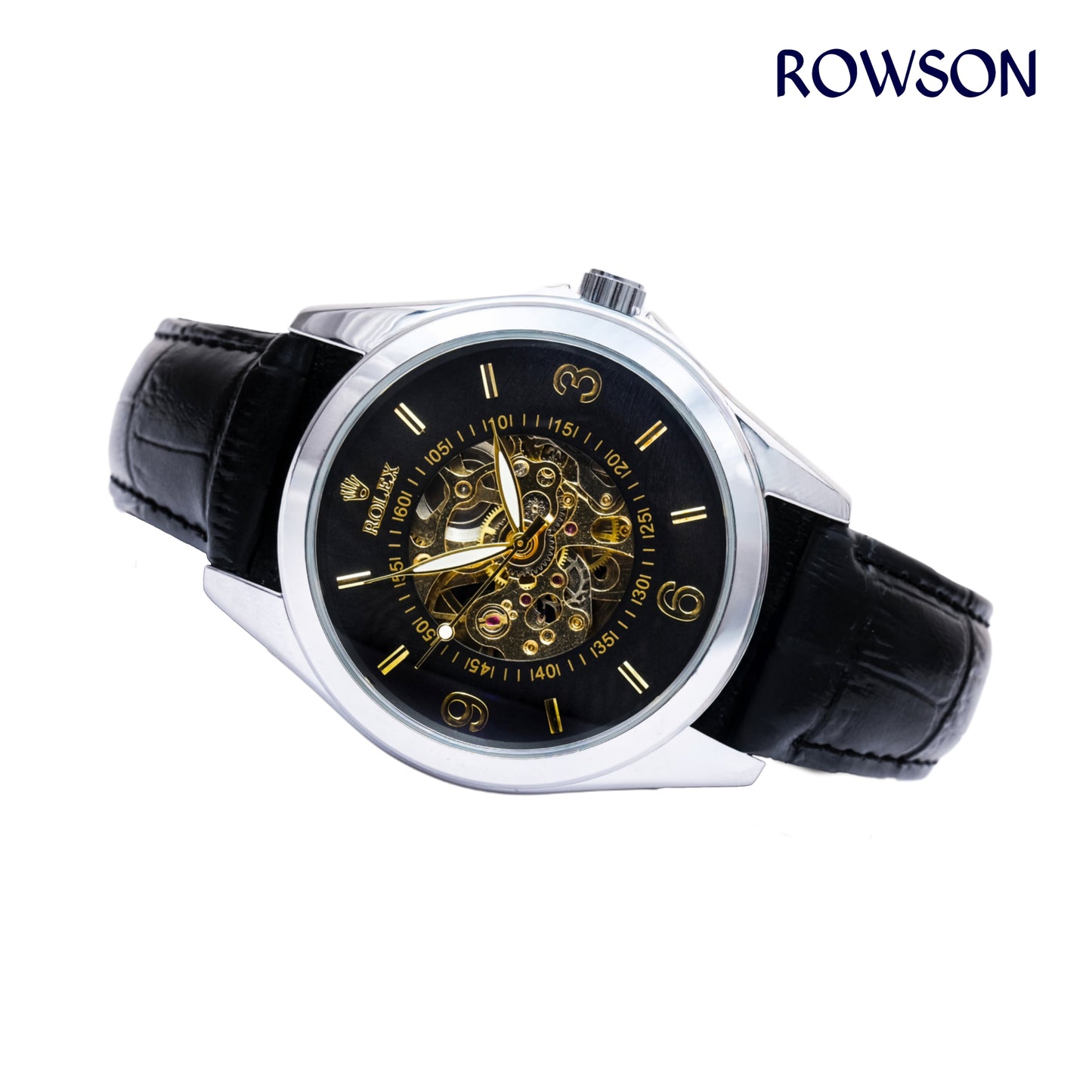 BlackForge Rolex Open-Heart Watch