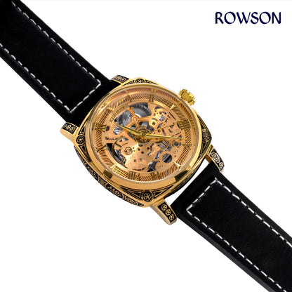 KUERST Regal Golden Mechanical Watch