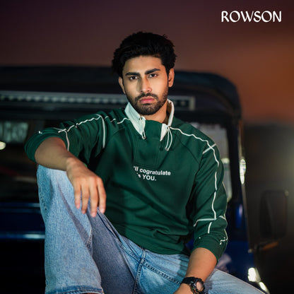 GreenWave High-Neck Sweatshirt