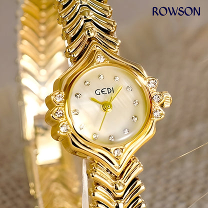 Mother of Pearl Gold Watch