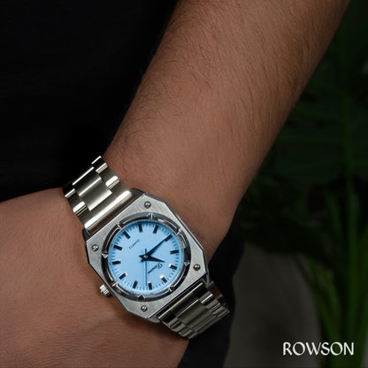 Sliver Timepiece Men’s Watch