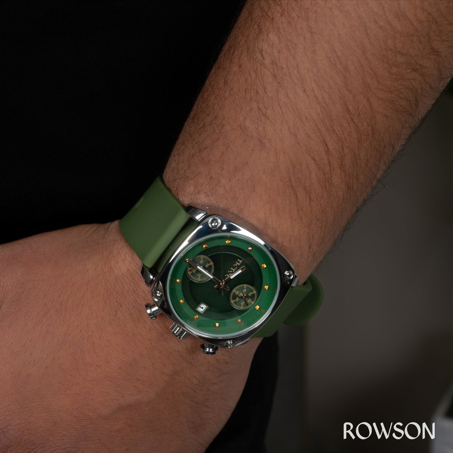 Tictoc Imperial White Watch (Green Belt)