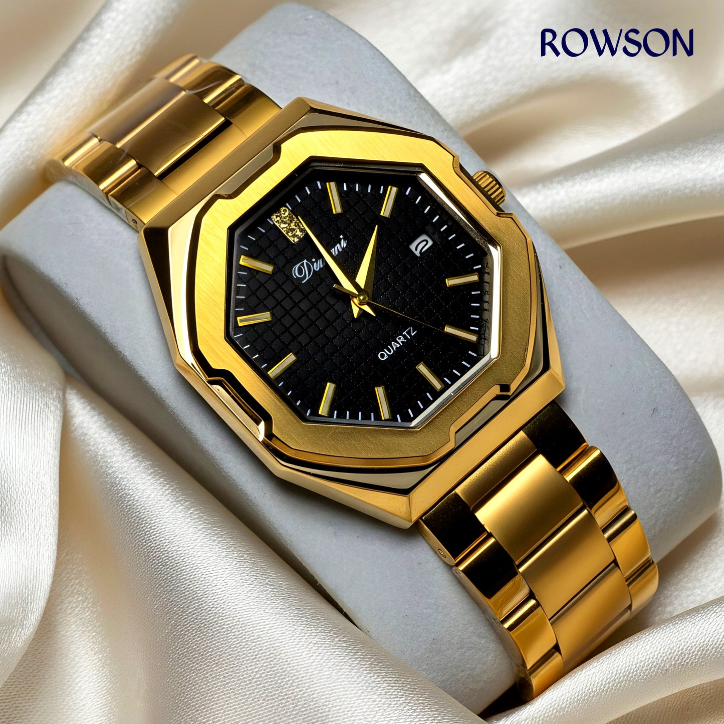 Dinimi CrownEdge Gold Watch