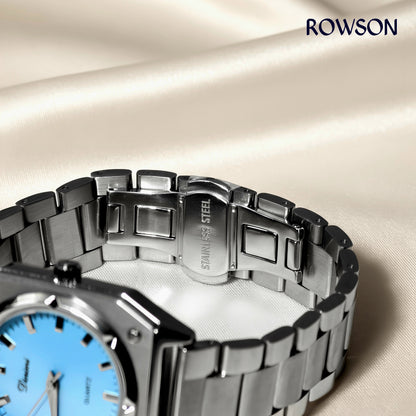 Sliver Timepiece Men’s Watch