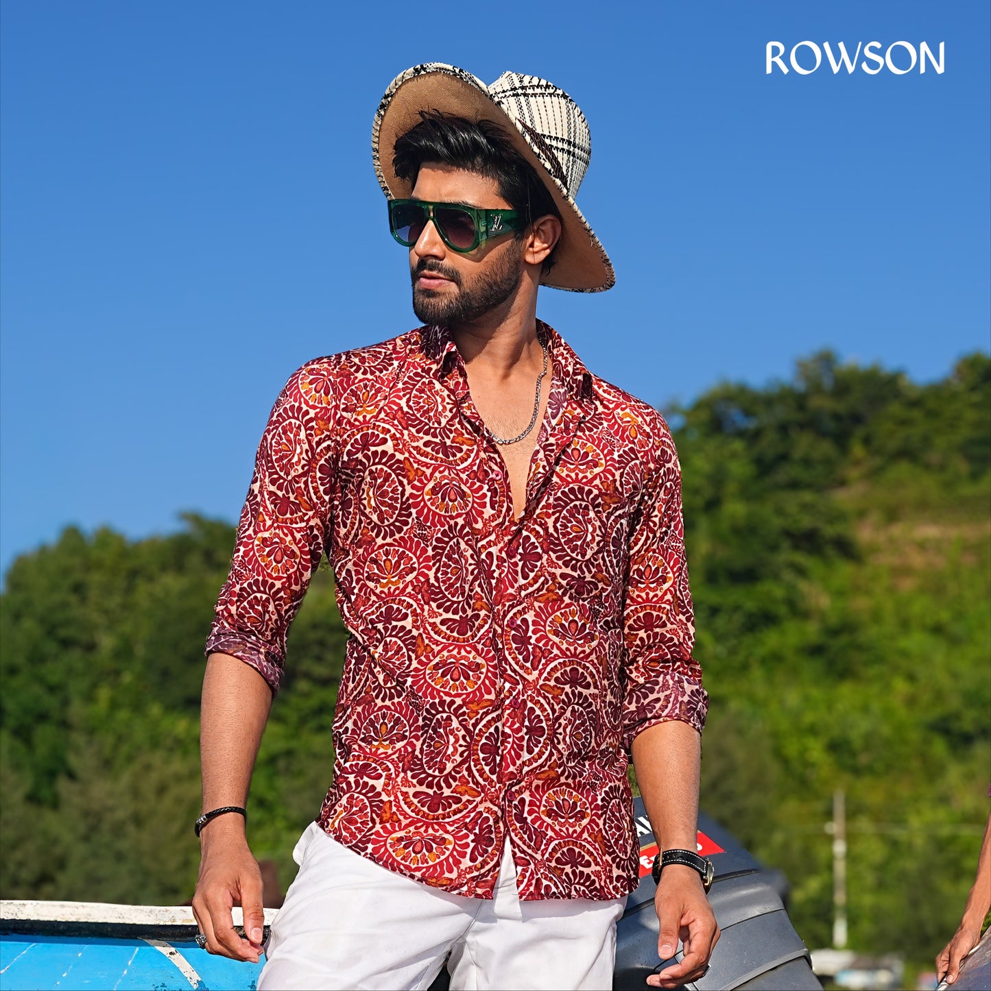 Royal Vermilion Full Shirt