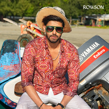 Royal Vermilion Full Shirt