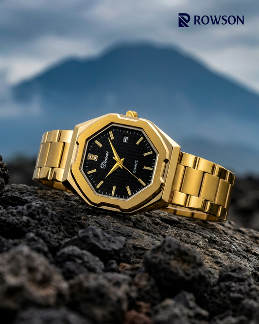 Dinimi CrownEdge Gold Watch