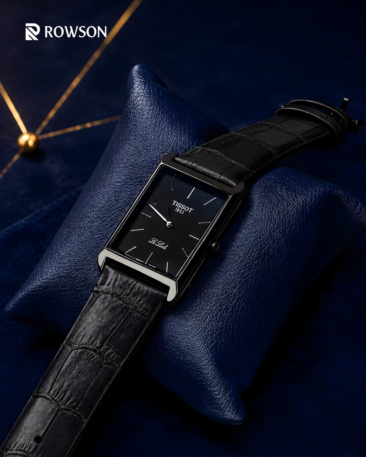Prestige Elegance Leather Watch - Black