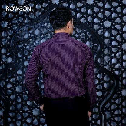 Wine Stripe Classic Shirt