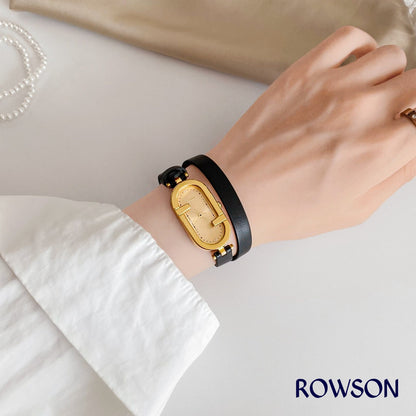 Genuine Leather Vintage Watch