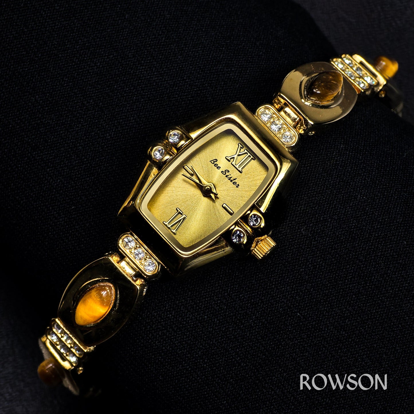 Royal Bee Sister Golden Stone Watch